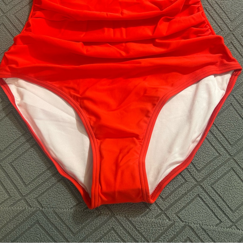 Eomenie One Piece Women Swimsuits Tummy Control Ruched Bathing Suit Swimwear - Picture 6 of 14